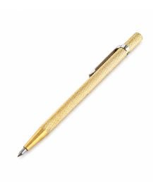 Metal marking pencil with zinc point for marking laboratory glassware.
