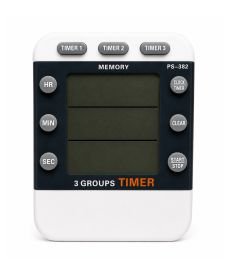 Digital Timer with Triple Independent Display