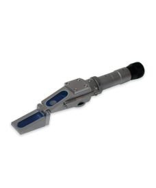 Wide-range handheld refractometer, 0–90% Brix, with 3 scales and automatic temperature compensation (ATC). ZUZI.